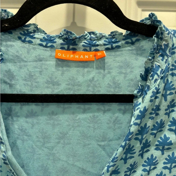 Oliphant Holland Yoke Dress Size XLarge Boho Bohemian - Picture 5 of 5